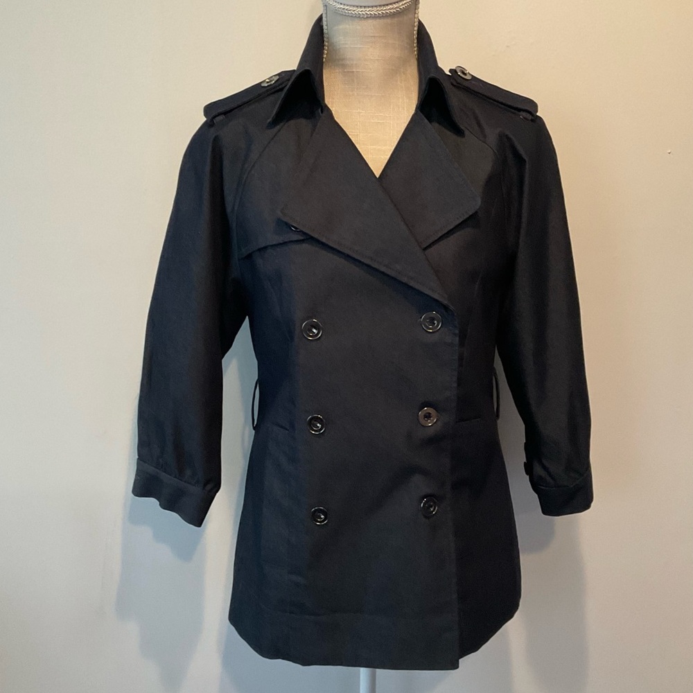New York & Company Cotton Denim Colored Jacket - EUC
